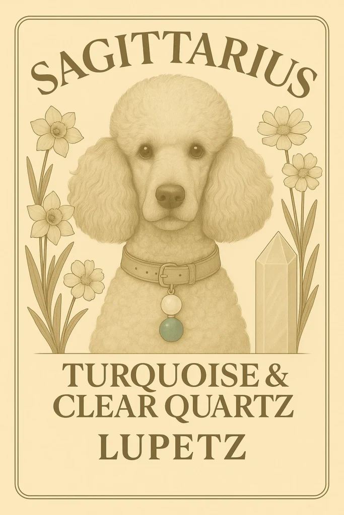 Crystals for Sagittarius pets – Turquoise and Sunstone energy stones
